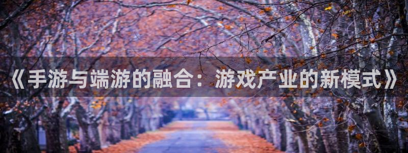 汇丰娱乐怎么不能用了：《手游与端游的融合：游戏产业的新模式》