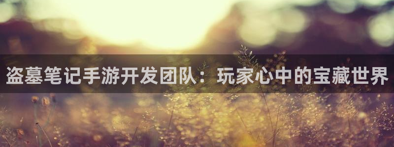 汇丰娱乐报数：盗墓笔记手游开发团队：玩家心中的宝藏世界